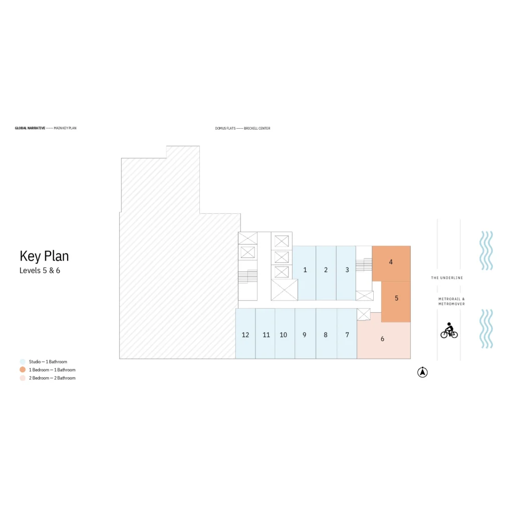 Domus Brickell Center floor plans