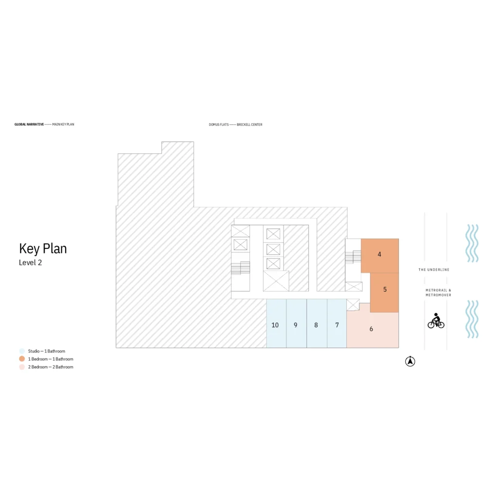 Domus Brickell Center floor plans