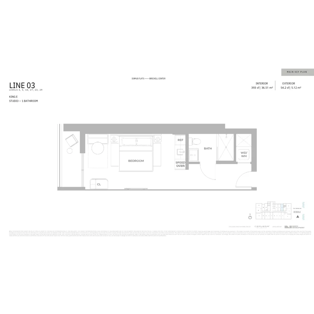 Domus Brickell Center floor plans