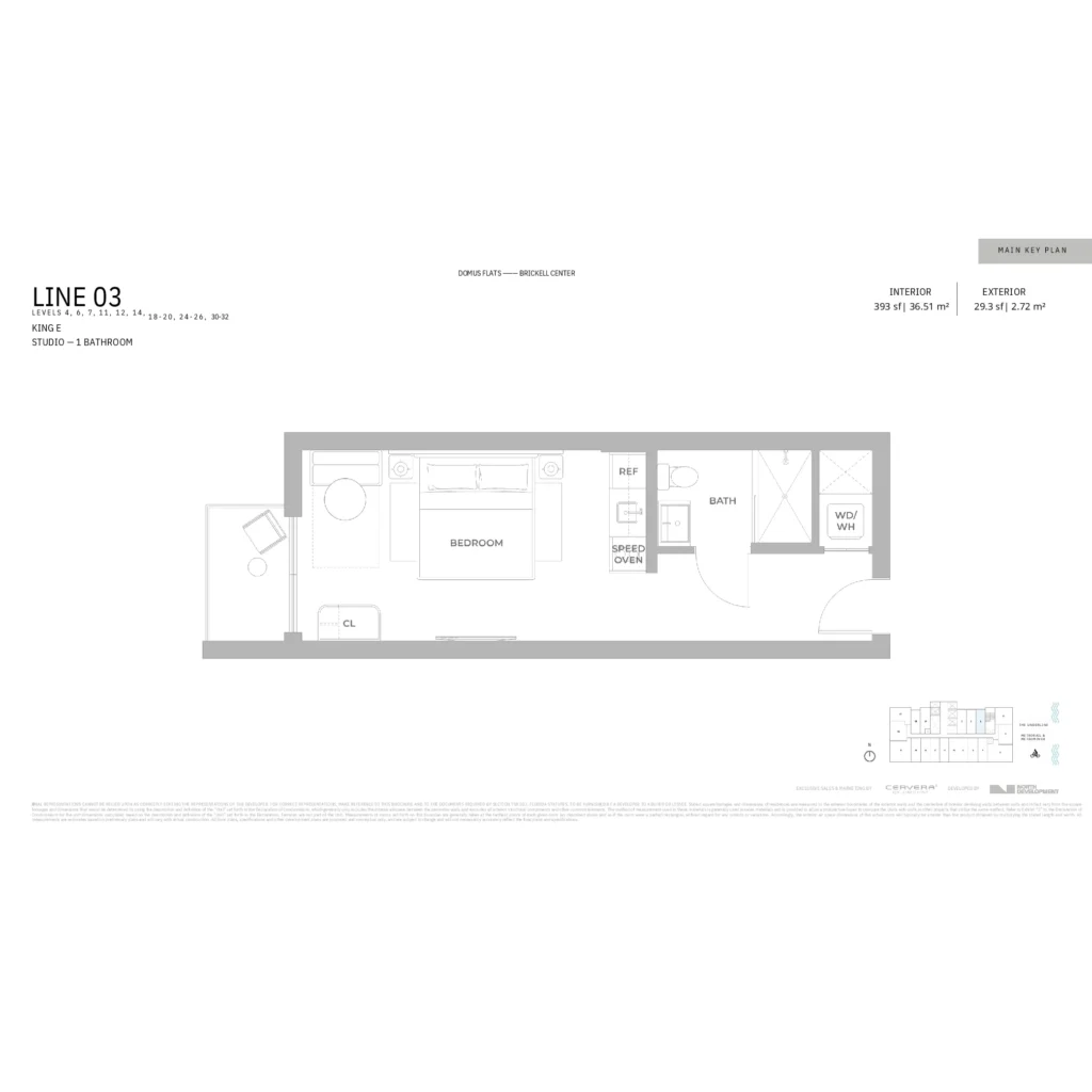 Domus Brickell Center floor plans