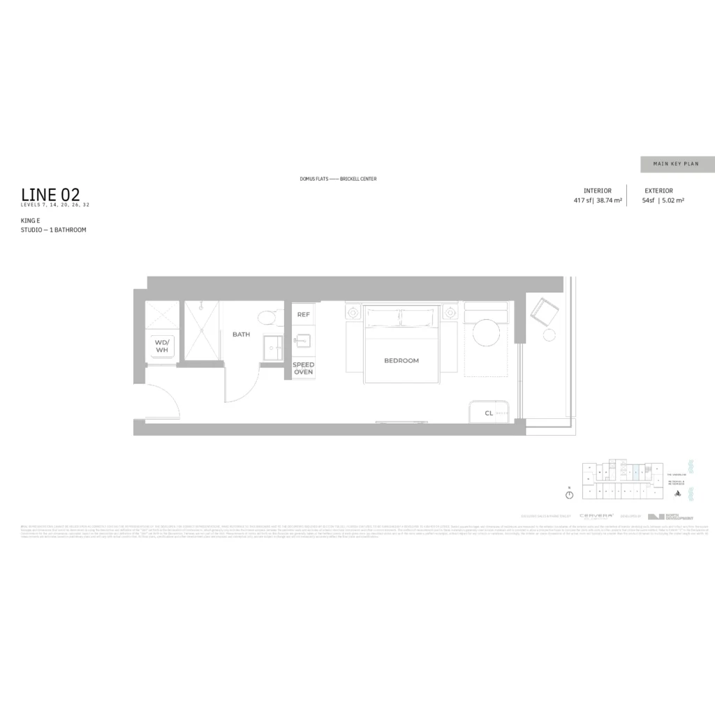 Domus Brickell Center floor plans