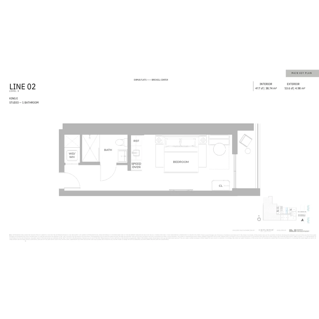 Domus Brickell Center floor plans
